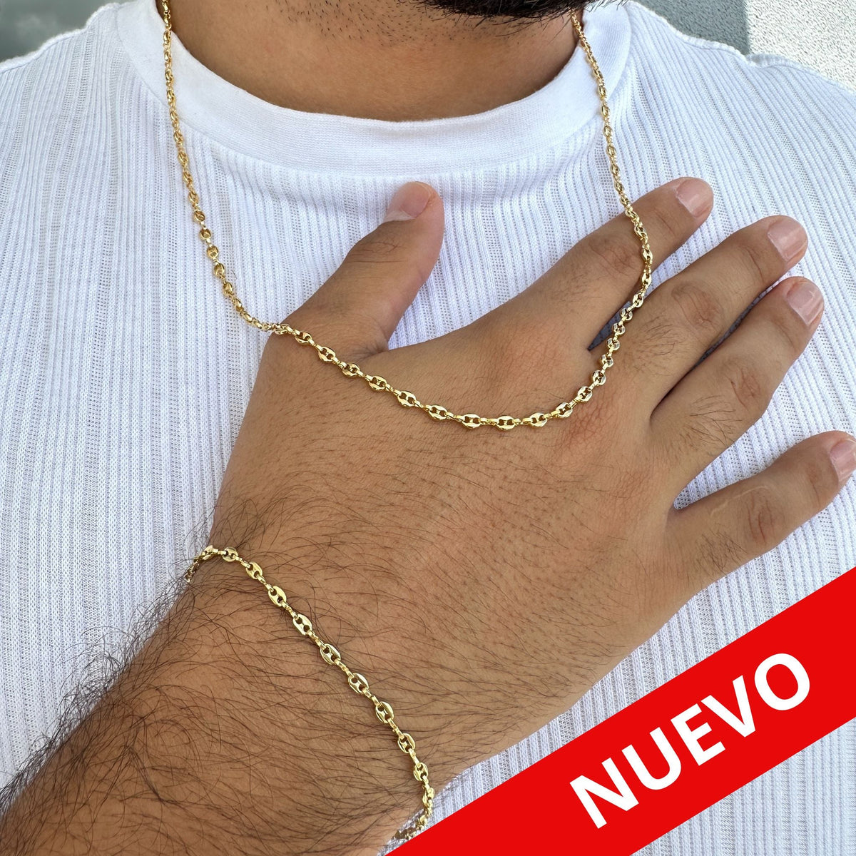 Combo Grano de Cafe Hombre 3mm