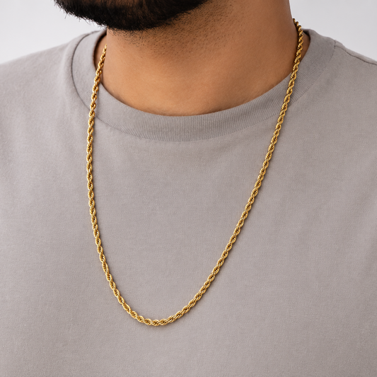 Cadena Lazo 65cm + Dije Rostro + Pulsera Gratis