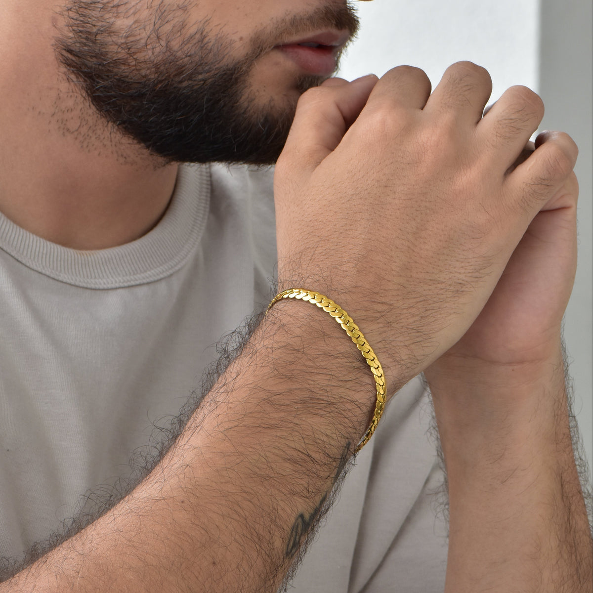 Combo Serpiente Hombre - Pulsera gratis