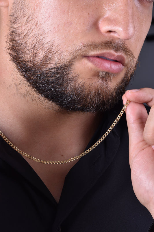 Combo Cubana Hombre 3mm -Pulsera gratis