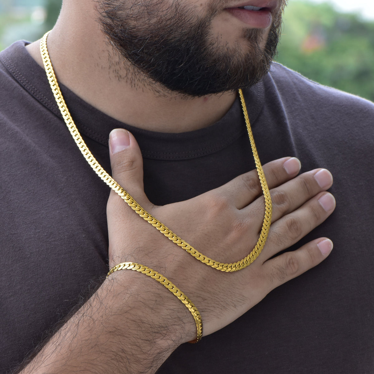 Combo Grabada Hombre -Pulsera gratis