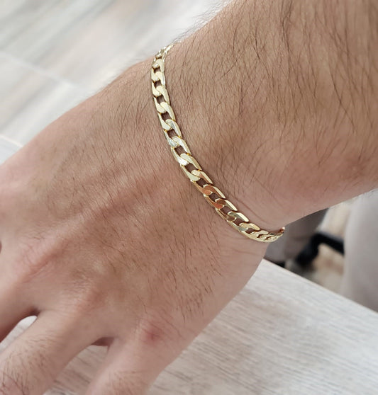 Pulsera Cubana Diamantada Hombre