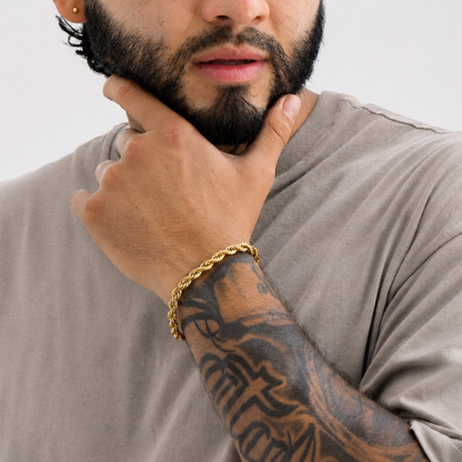 Cadena Lazo 65cm + Dije Rostro + Pulsera Gratis